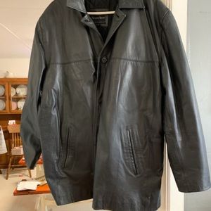 New W.O.T. Men’s leather jacket, XL